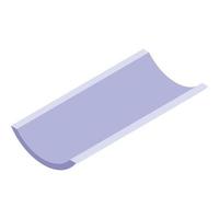 Building gutter icon, isometric style vector