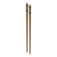 Chopsticks icon, isometric style vector