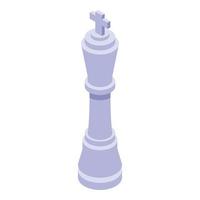 Robot play chess icon isometric vector. Online game 15114573