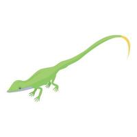 Small lizard icon, isometric style vector