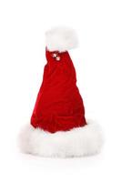 Santa's hat on white background photo