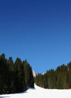 mountains and snow photo