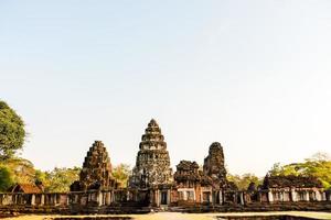 Ancient Buddhist temple in East Asia photo