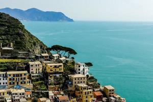 Small city in the Cinque Terre area in Liguria, Italy photo
