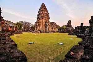 Ancient Buddhist temple in East Asia photo