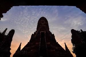 Ancient Buddhist temple in East Asia photo