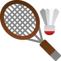 diseño de icono de vector de bádminton