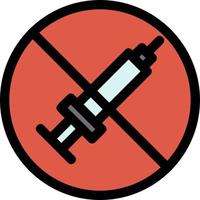 No Steroids Vector Icon Design