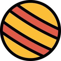 Fitball Vector Icon Design