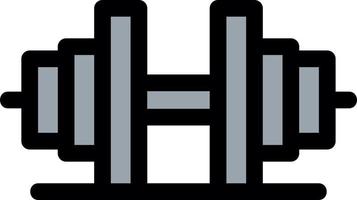 Barbells Vector Icon Design