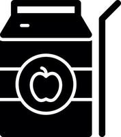 diseño de icono de vector de jugo de manzana