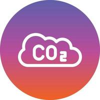 Co2 Glyph Icon vector