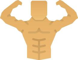 Body Builder Vector Icon Design