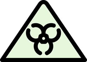 Dangerous Goods Glyph Icon vector