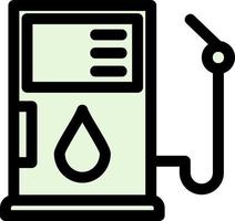 Gas Fuel Glyph Icon vector