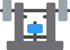 Bench Press Vector Icon Design