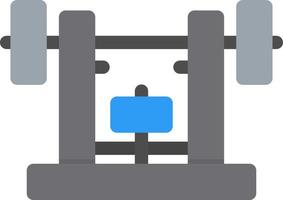 Bench Press Vector Icon Design