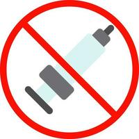 No Steroids Vector Icon Design