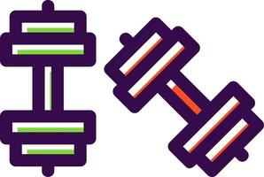 Dumbells Vector Icon Design