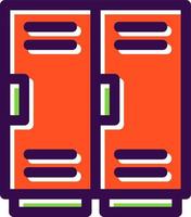 Locker Vector Icon Design