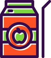 Apple Juice Vector Icon Design