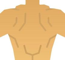 Back Muscle Vector Icon Design