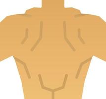 Back Muscle Vector Icon Design