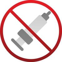 No Steroids Vector Icon Design