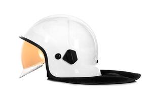 White helmet on white background photo