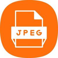 Jpeg File Format Icon vector