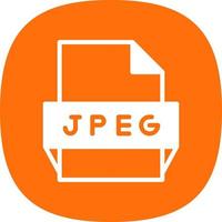 Jpeg File Format Icon vector