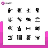 16 Creative Icons Modern Signs and Symbols of business money notification investment alert Editable Vector Design Elements