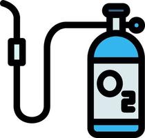 Oxygen Tank Vector Icon Design