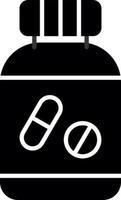 Tablets Bottle Vector Icon Design
