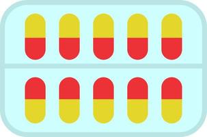 Pills Package Vector Icon Design