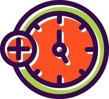 diseño de icono de vector de reloj médico