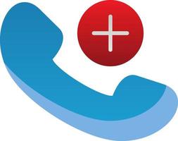 Medical Service on Call Vector Icon Design