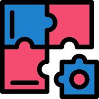 Problem Solving Vector Icon Design