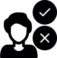 Decision Making Vector Icon Design