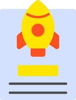 Project Launch Vector Icon Design