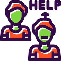 Ask For Help Vector Icon Design