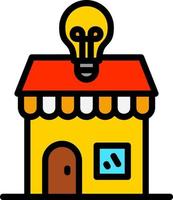 diseño de icono de vector de tienda de electrónica