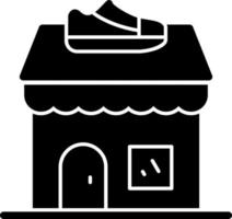 diseño de icono de vector de tienda de zapatos