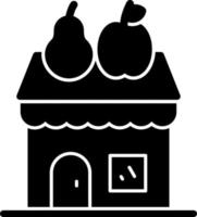 diseño de icono de vector de tienda de frutas