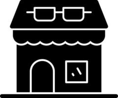 Optical Shop Vector Icon Design