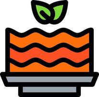 Lasagna Vector Icon Design