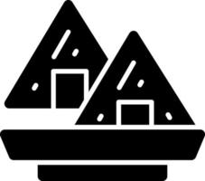 Onigiri Vector Icon Design