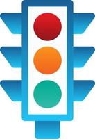 Traffic Light Vector Icon Design