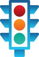Traffic Light Vector Icon Design