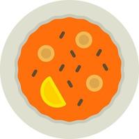 diseño de icono de vector de paella